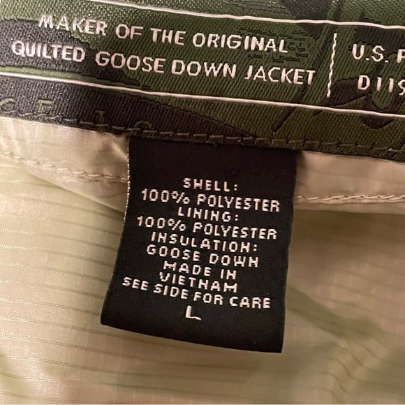 Eddie Bauer Premium Goose Down Quilted Puffer Vest Women's L Blue Green Mint - Picture 5 of 10